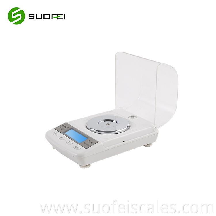 FC-50 50g x 0.001g Mini Precision Digital Scales for Gold Sterling Jewelry Balance Weighing Electronic Scale